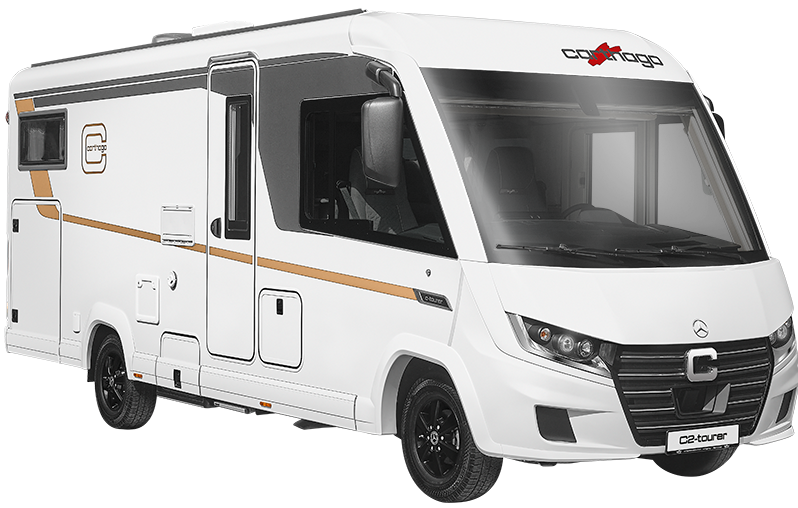 Carthago Wohnmobil C2-tourer auf weißem Hintergrund ohne Schatten